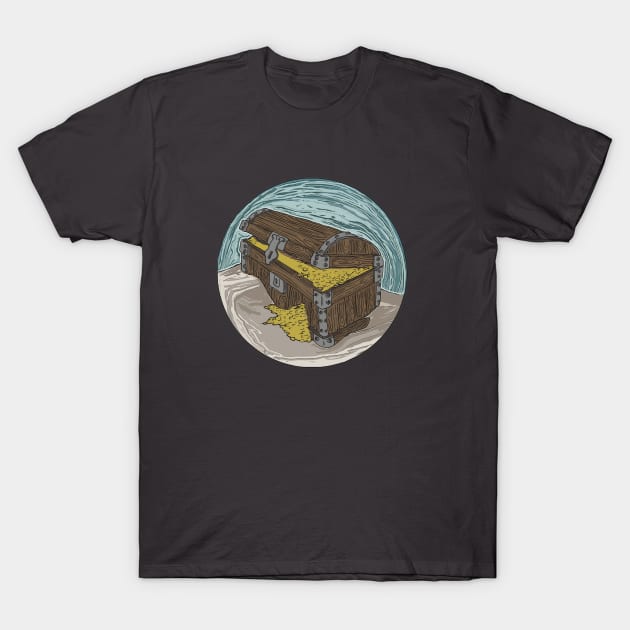 Sunken Treasure Chest 2 T-Shirt by saitken